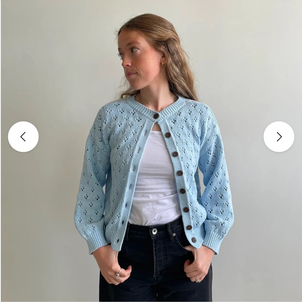 Brittney Porter Blue Lovely Cardigan